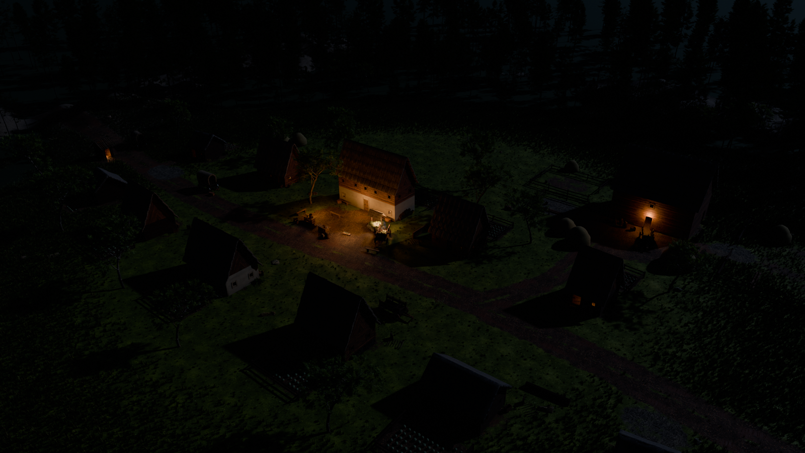 Overview at night